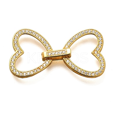 925 Sterling Silver Fold Over Clasps STER-B006-08G-B-1