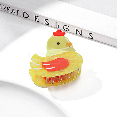Chick Cellulose Acetate Claw Hair Clips PW-WG0230E-02-1