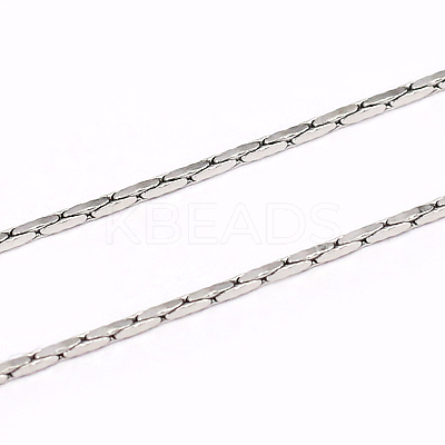 Tarnish Resistant 304 Stainless Steel Boston Link Chains CHS-O005-04-1