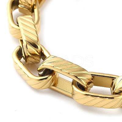 304 Stainless Steel Box Chain Bracelet STAS-Z055-06G-1