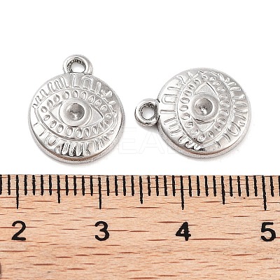 Non-Tarnish 304 Stainless Steel Pendant Rhinestone Settings LS-STAS-P364-03P-1