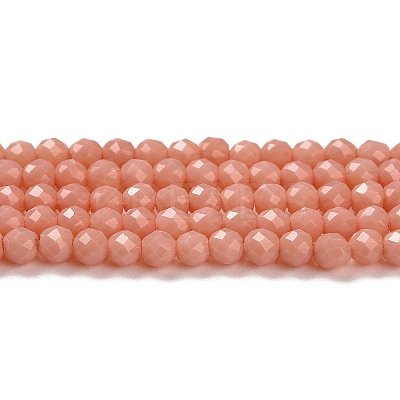 Glass Imitation Jade Beads Strands GLAA-H021-02-02-1