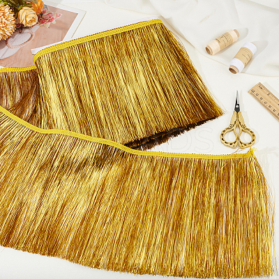 Polyester Tassel Ribbon OCOR-WH0045-38B-1
