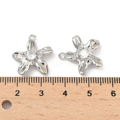 Brass Micro Pave Cubic Zirconia Pendants LS-KK-L260-10P-1