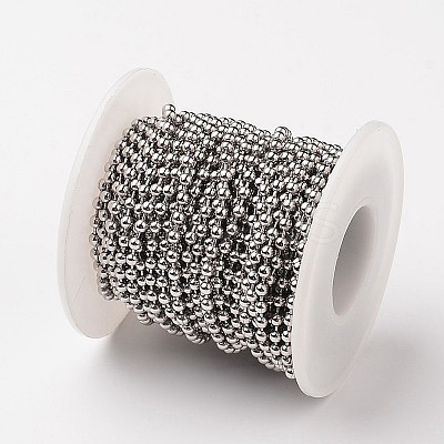 Tarnish Resistant 304 Stainless Steel Ball Chains LS-CHS-L015-45-1