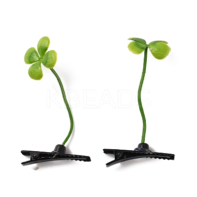 Bean Sprout Plastic Alligator Hair Clips PHAR-WH0017-05L-1