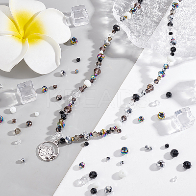 20 Strands 20 Styles Mixed Styles Glass Beads Strands EGLA-GA0001-24-1