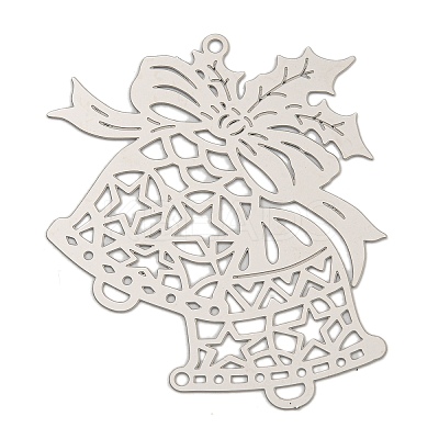Christmas Theme 201 Stainless Steel Pendants STAS-S147-07P-A-1
