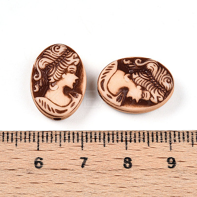 Opaque Acrylic Beads SACR-T017-32-1