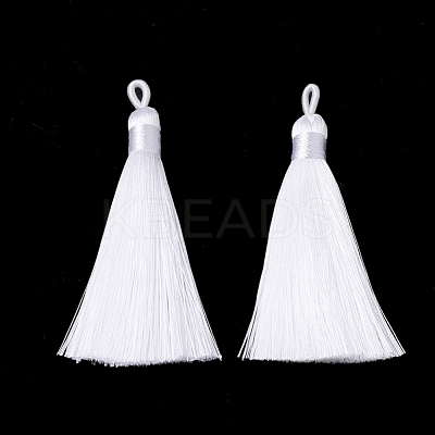 Polyester Tassel Big Pendants Decoration AJEW-S059-10-1