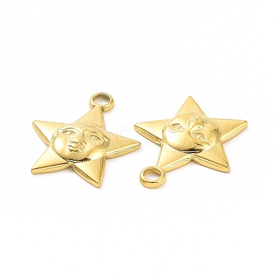 Ion Plating(IP) 304 Stainless Steel Pendants LS-STAS-C003-14G-1