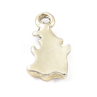 Halloween Rack Plating Brass Enamel Pendants KK-D031-01LG-1