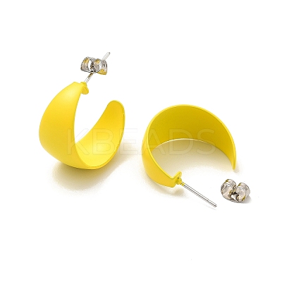 Non-Tarnish 304 Stainless Steel Chunky Stud Earrings LS-EJEW-P202-10P-01-1