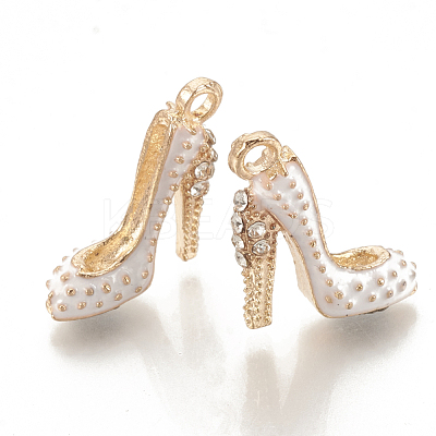 Alloy Enamel Stilettos Pendants X-ENAM-S115-042D-1