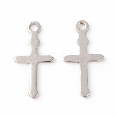 Tarnish Resistant 201 Stainless Steel Pendants STAS-F192-067P-1