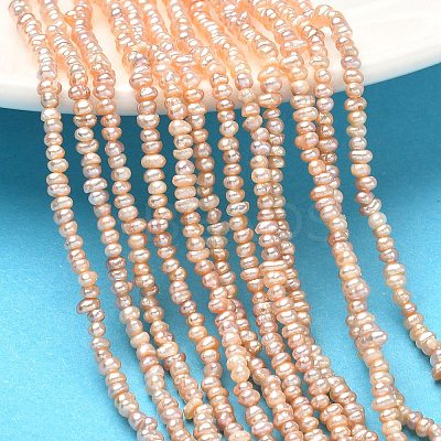Natural Cultured Freshwater Pearl Beads Strands PEAR-C004-20D-1