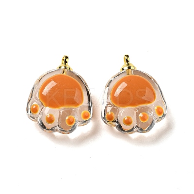 Transparent Glass Pendants FIND-I029-03B-1