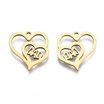 Ion Plating(IP) 201 Stainless Steel Pendants STAS-T044-280G-1