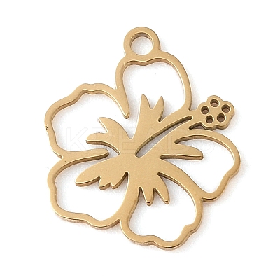 Manual Polishing 201 Stainless Steel Pendants STAS-M058-05G-1