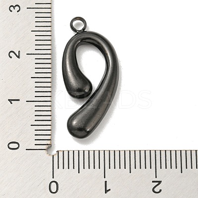 Ion Plating(IP) 304 Stainless Steel Pendants STAS-C079-15B-1