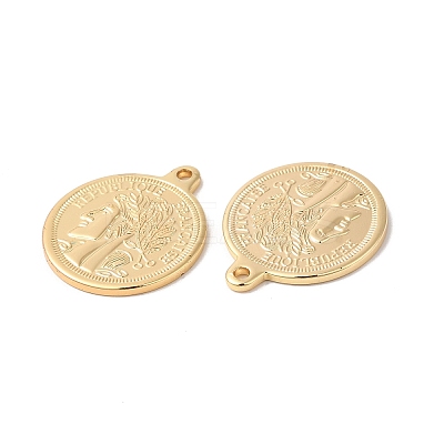 Brass Pendants KK-K333-28G-1
