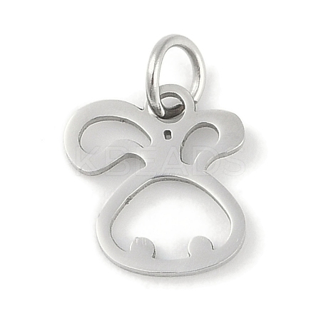 Non-Tarnish 304 Stainless Steel Pendants STAS-L279-001P-04-1