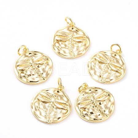 Brass Pendants ZIRC-I043-29G-1