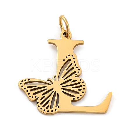 Ion Plating(IP) 201 Stainless Steel Pendants STAS-N103-184G-L-1