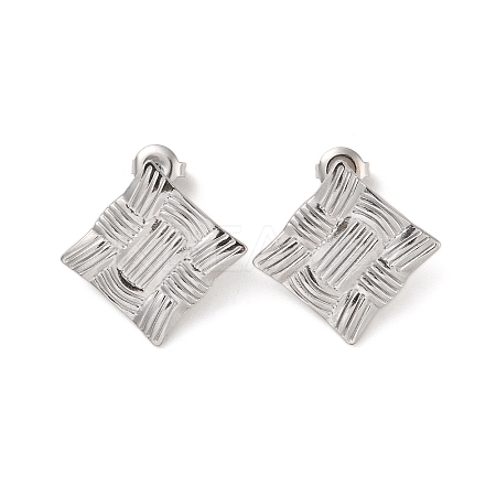Non-Tarnish 304 Stainless Steel Stud Earrings for Women EJEW-L272-027P-01-1