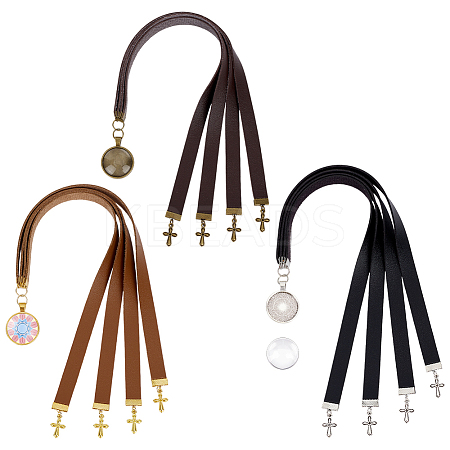 Imitation Leather Bookmarks AJEW-FG00010-1