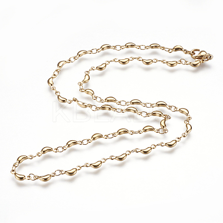 304 Stainless Steel Chain Necklaces LS-STAS-P164-17G-1