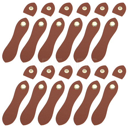 12 Bags Imitation Leather Buckles FIND-AR0006-78-1