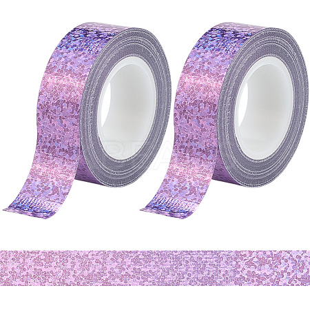 DIY Scrapbook Decorative Laser Paper Tapes DIY-WH20001-98B-1
