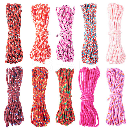 40M 10 Colors Polyester & Spandex Cord Ropes NWIR-TA0001-36-1