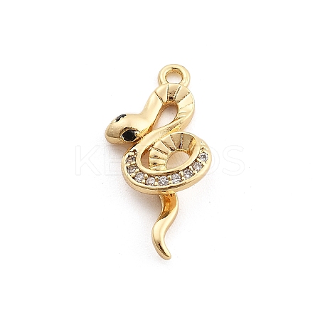Brass Micro Pave Cubic Zirconia Pendants LS-KK-M321-01F-G01-1