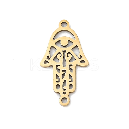201 Stainless Steel Religion Laser Cut Connector Charms STAS-F316-37G-1