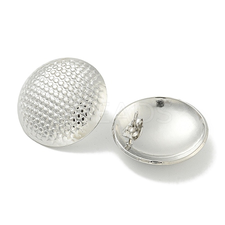 Non-Tarnish Flat Round 304 Stainless Steel Stud Earrings for Women EJEW-G400-34P-1