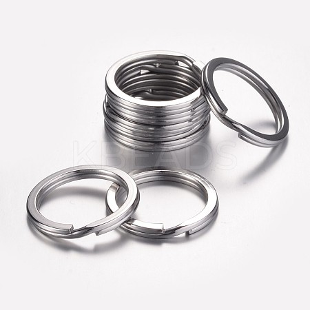 Tarnish Resistant 304 Stainless Steel Keychain Clasps LS-KEYC-D049-01-1