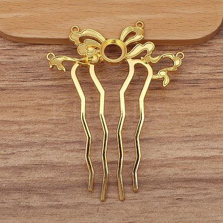 Alloy Hair Comb Findings PW-WGEAC7C-05-1