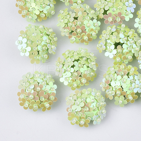 PVC Paillette Cabochons FIND-S321-01H-1