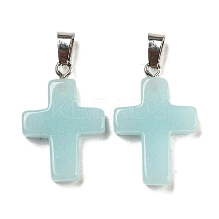 Synthetic Luminous Stone Dyed Pendants G-H308-06P-09-1