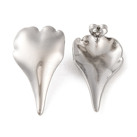 Non-Tarnish 304 Stainless Steel Stud Earrings EJEW-G395-04P-1