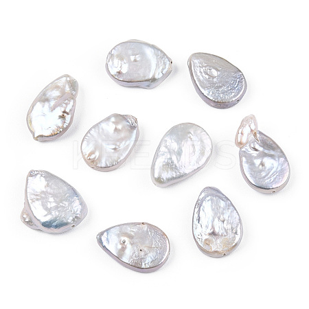 Baroque Natural Nucleated Pearl Keshi Pearl Beads PEAR-S020-Z01-1-1