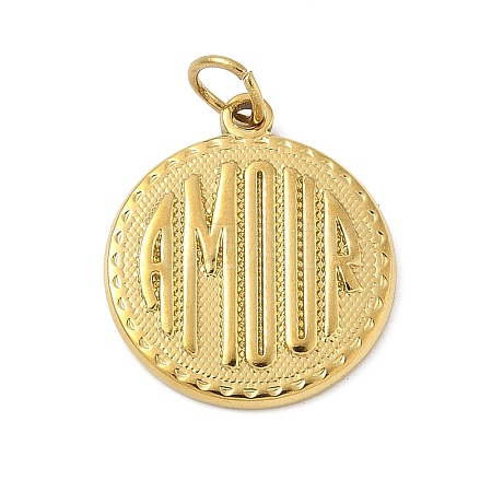 Valentine's Day 304 Stainless Steel Pendants STAS-M120-07B-G-1