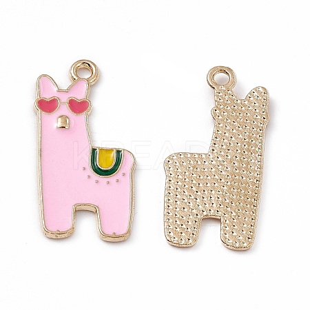 Alloy Enamel Pendants ENAM-C006-03KCG-04-1