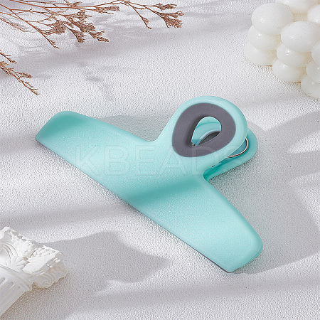 Stainless Steel & TPR Plastic Bag Sealing Clip AJEW-WH0604-64-1