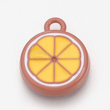 Spray Painted Alloy Enamel Pendants LS-ENAM-Q425-39B-1