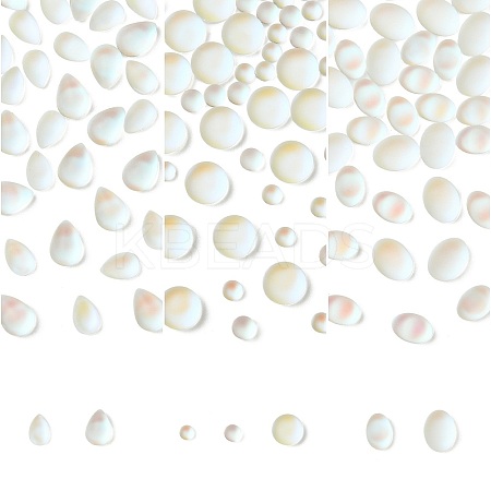 140Pcs 7 Styles Glass Cabochons MRMJ-CJ0001-24-1