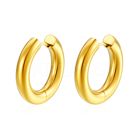 Elegant 304 Stainless Steel Hoop Earrings HD2575-4-1