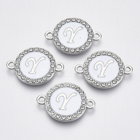 Alloy Enamel Links Connectors ENAM-TAC0003-01S-04Y-1